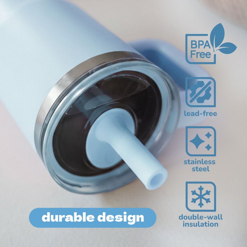 Insulated Stainless Steel Tumbler for Kids 12oz - Peppa Pig