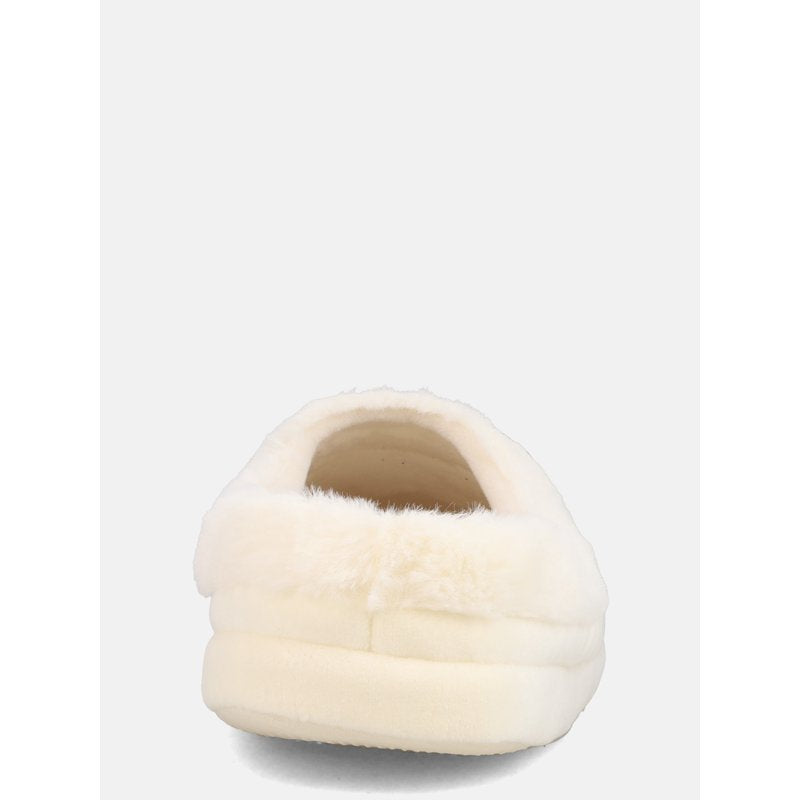 Women’s Fall Snoopy Slippers - White Crème, Size 7/8, Cozy & Non-Slip