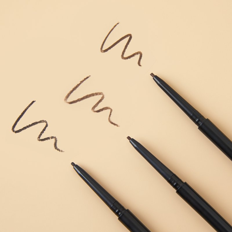 Micro Brow Pencil with Spoolie Brush - Dark Brown, Vegan & Cruelty-Free