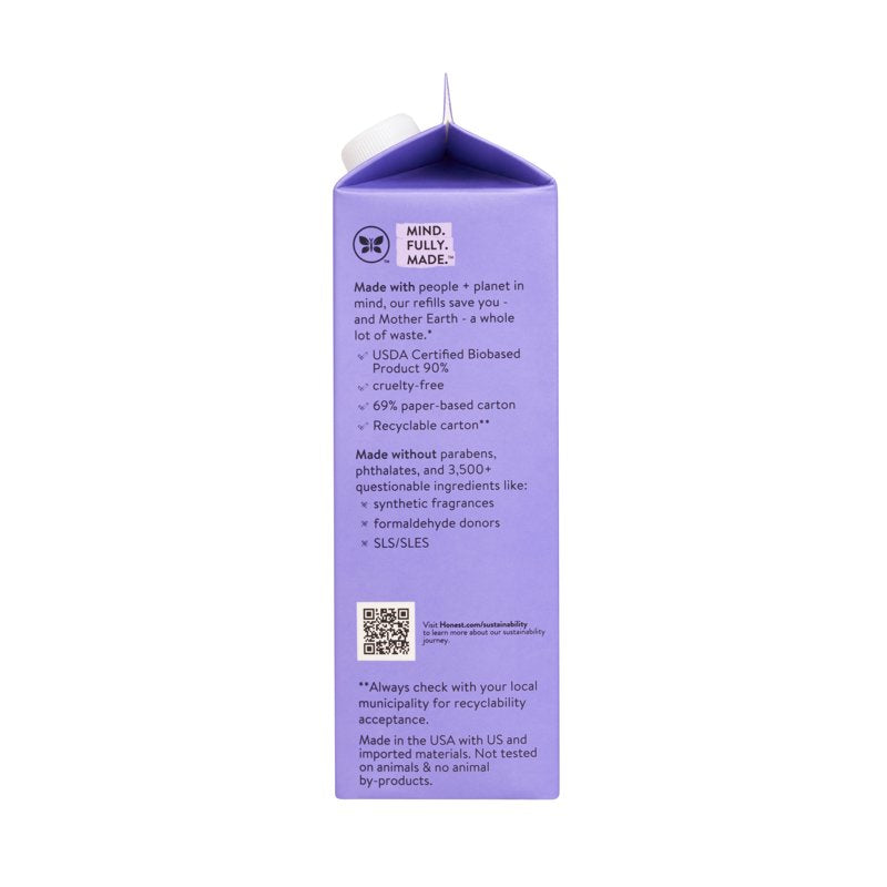 Bubble Bath Refill - Lavender Scent, 32 fl oz Carton