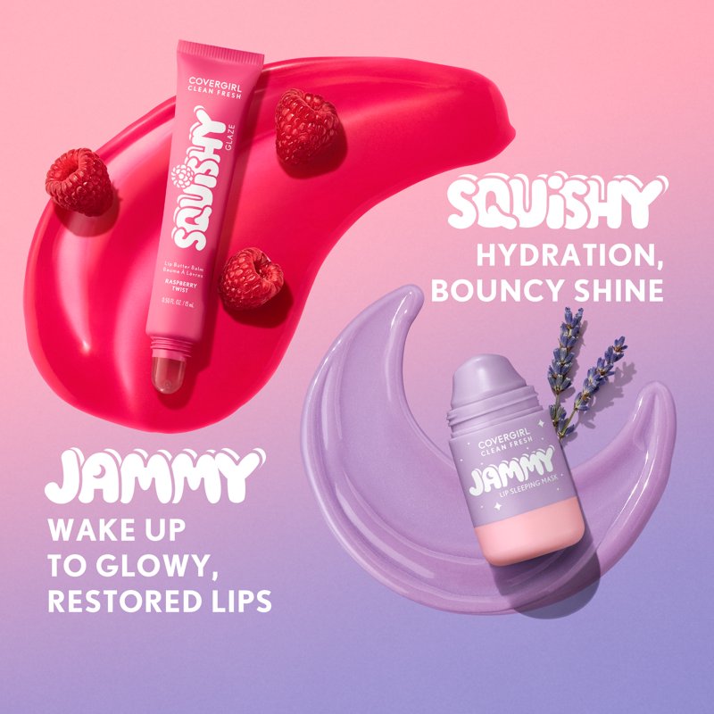 Tinted Lip Butter Balm - Vegan Hydrating Lip Treatment with Hyaluronic Acid