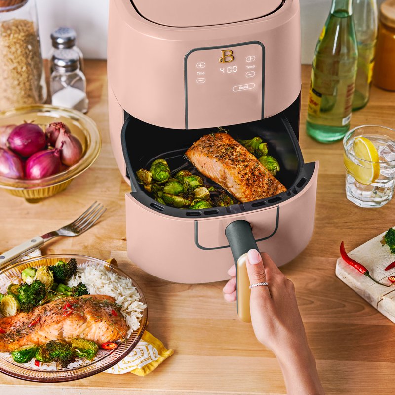 3 Quart Air Fryer with TurboCrisp Technology - Rose