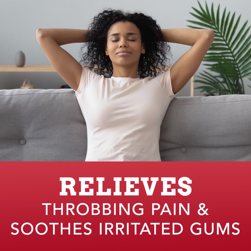 Medicated Toothache and Gum Pain Relief Gel, 20% Benzocaine, 0.42 oz