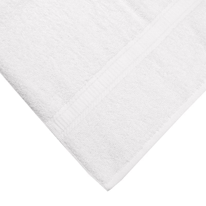 Mainstays Basic Bath Sheet - 100% Cotton, White, 30x60 Inches - Variation of White