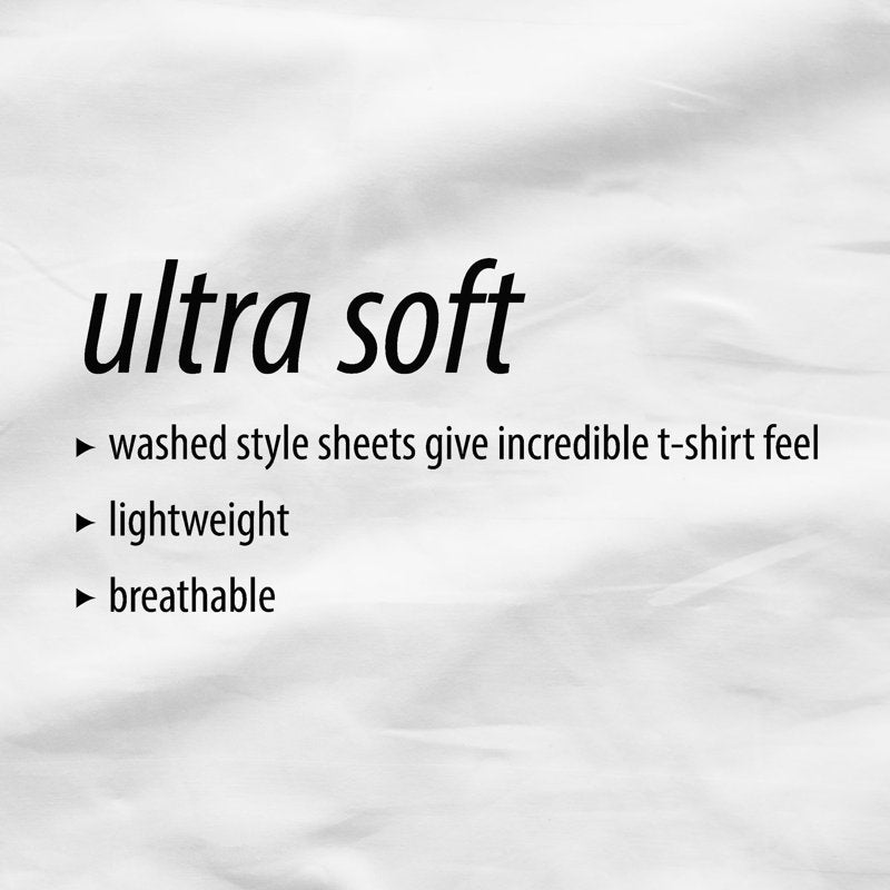 Microfiber Pillowcase Set - Lilac Bloom King, 2 Piece, Ultra Soft & Breathable