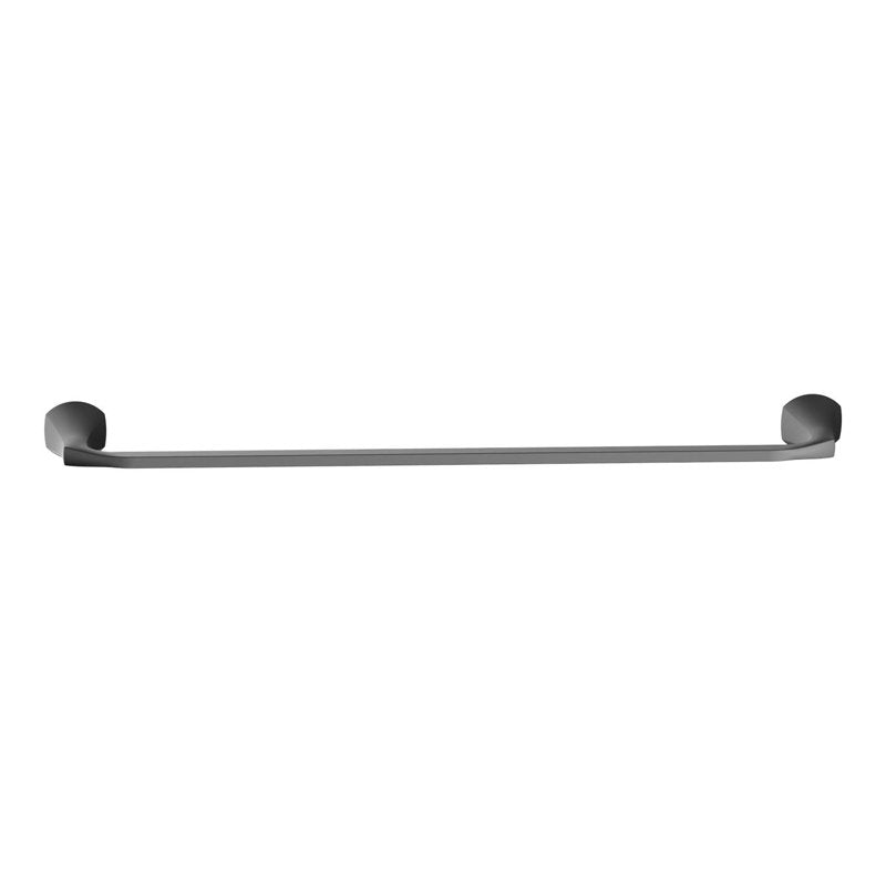 24 Inch Wall Mount Towel Bar - Matte Black Bathroom & Kitchen Accessory