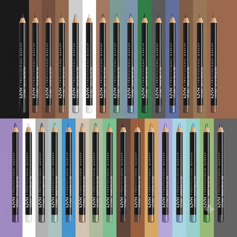 Slim Creamy Longwear Eyeliner Pencil - Smudge-Resistant Eye Makeup