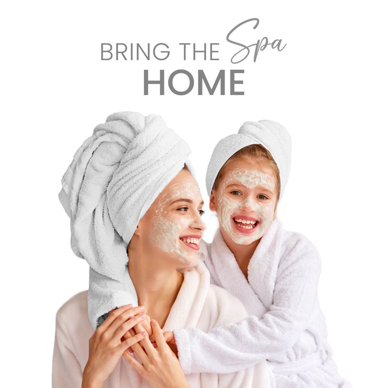 Martex 6-Piece Cotton Towel Set - White, Quick Dry & Plush
