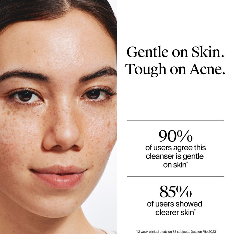 Oil-Free Acne Face Wash with 2% Salicylic Acid, Fragrance Free, 9.1 fl oz