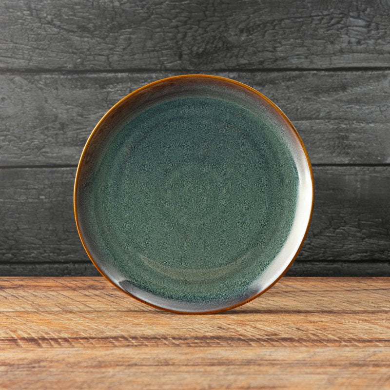 Ceramic Salad Plate - 2 Pack, Rustic Yellowstone Design