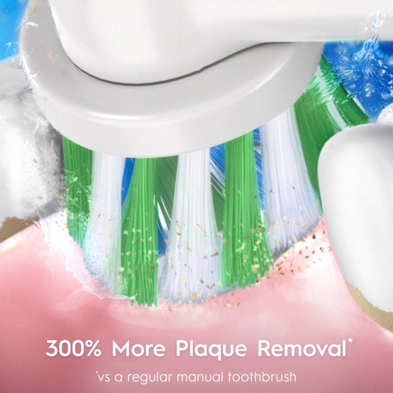 Rechargeable Electric Toothbrush with 2 Brush Heads - Multiple Colors