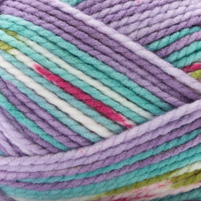 (2 Pack) Premier Yarns Bloom Chunky Big Yarn - Wildflower Bulky Acrylic for Knitting & Crocheting