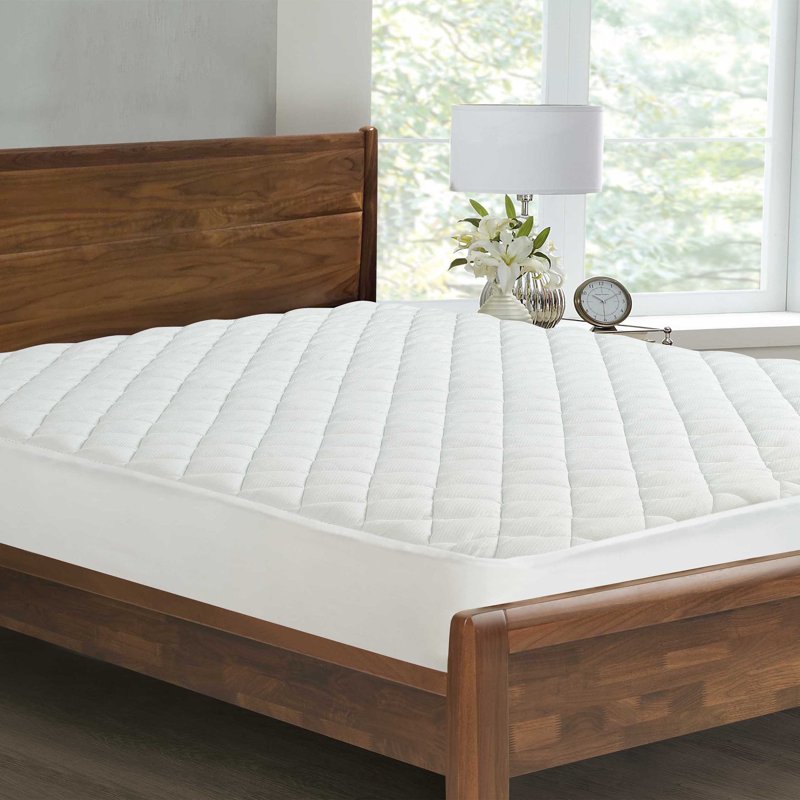 Breathable Full Mattress Pad with Waterproof & Allergens Protection