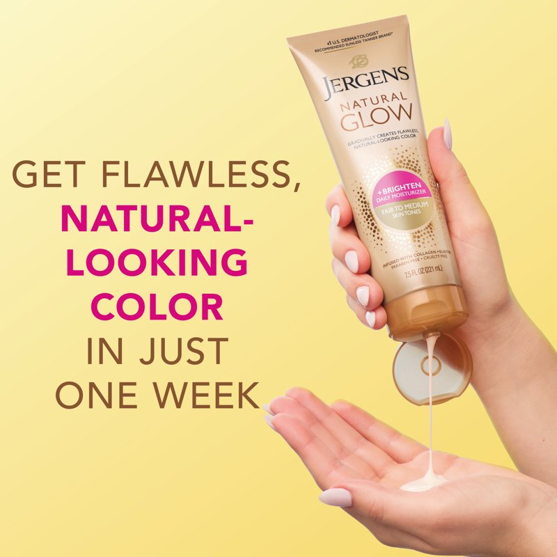 Daily Moisturizer and Self Tanning Lotion - Gradual Glow Formula, 7.5 fl oz