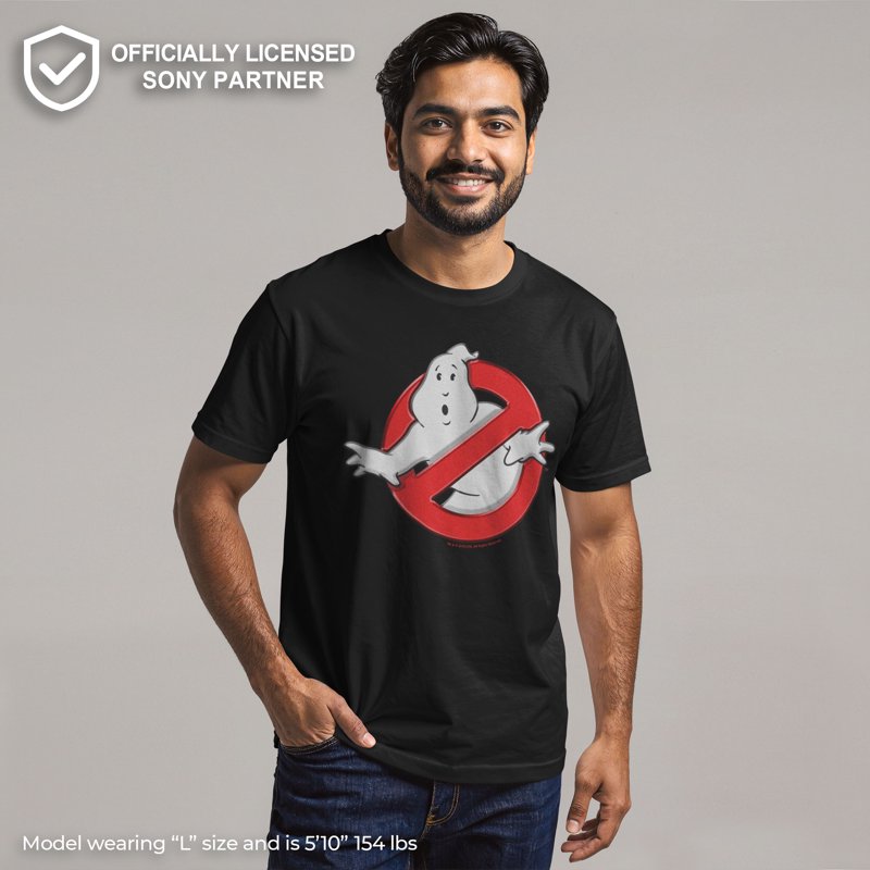 Men's Ghostbusters Classic Logo Graphic T-Shirt 4X Large Black - Officially Licensed