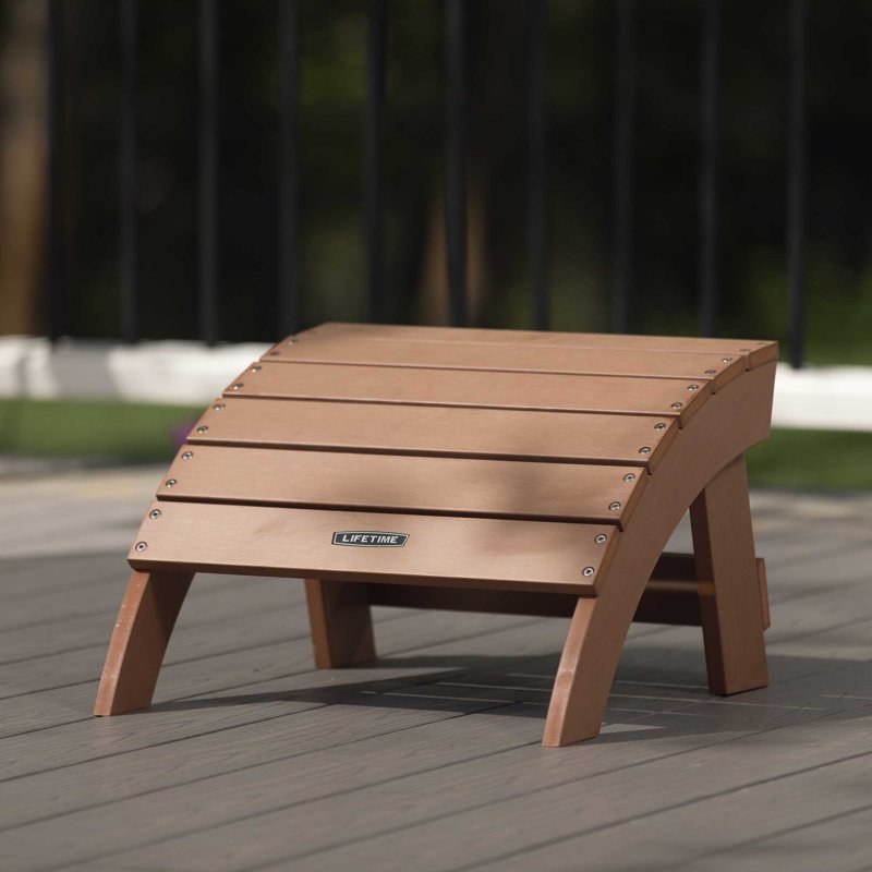 Adirondack Ottoman - UV-Protected Weather-Resistant Polystyrene