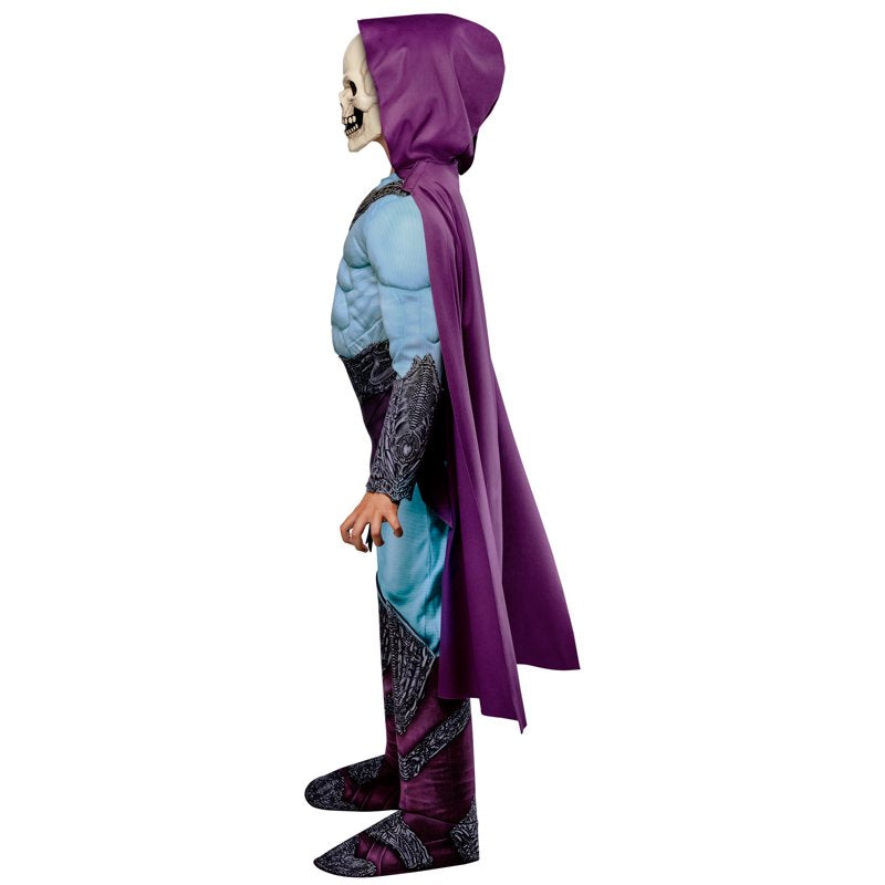 Kids Skeletor Costume L - Deluxe Masters of the Universe He-Man Cosplay