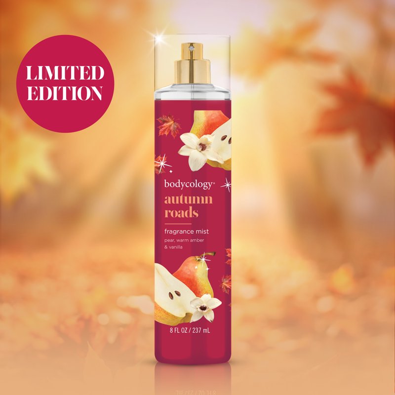 Autumn Roads Fragrance Body Mist - Warm Pear, Amber & Vanilla, 8 fl. oz.
