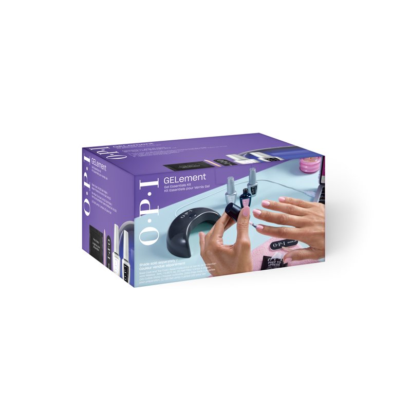 Gel Nail Polish Essentials Starter Kit with LED Lamp & Prep Tools