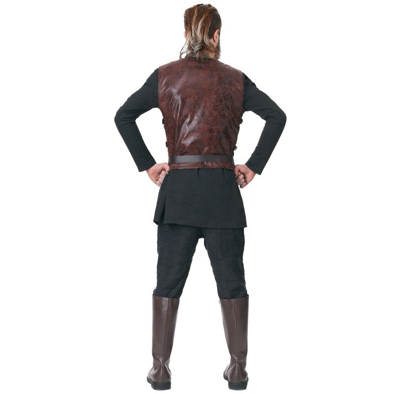 Mens Vikings Bjorn Ironside Costume XL - Nordic Warrior Outfit