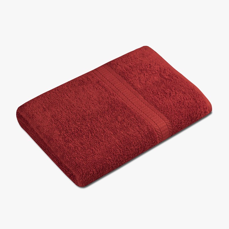 Mainstays 100% Cotton Bath Sheet - Red, Large 30x60 Inches