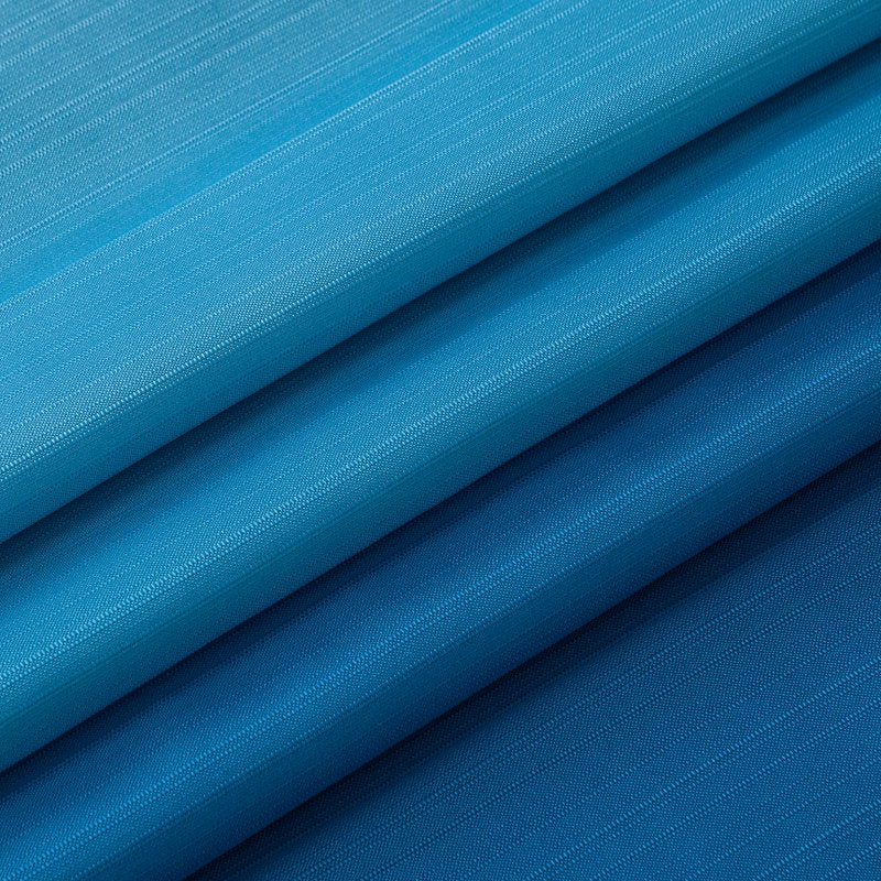 Dainty Home Blue Ombre Fabric Shower Curtain - Water-Repellent & Machine Washable, 70x72 Inches - Shower Curtain Only