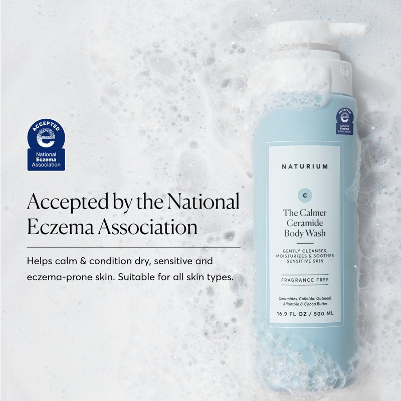 Ceramide Body Wash for Dry Sensitive Skin - Fragrance-Free 16.9 oz