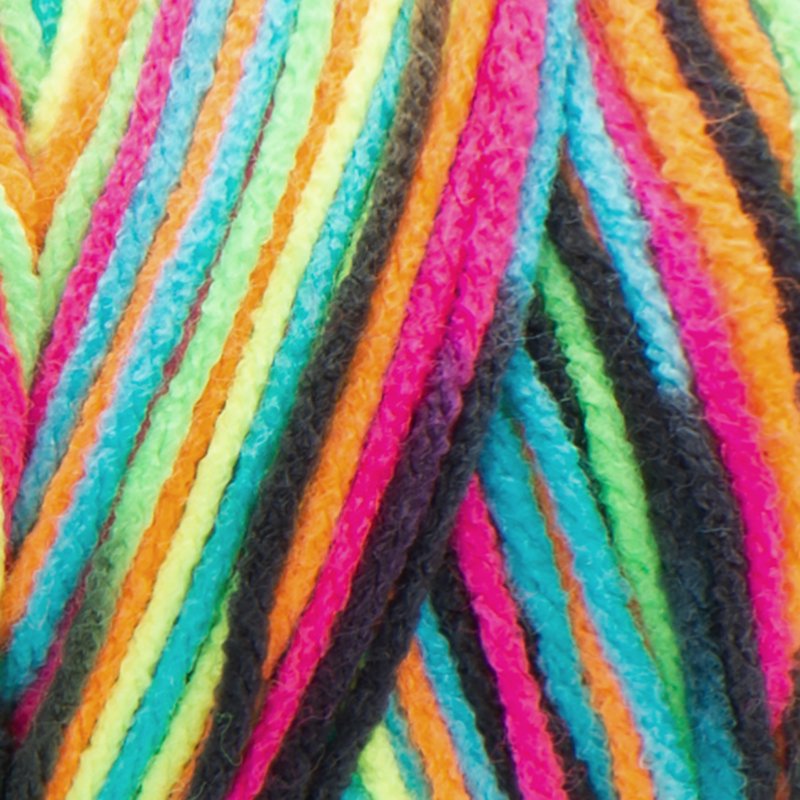 (2 Pack) Red Heart Super Saver Worsted Acrylic Yarn - Black Light, 5oz/142g, 236yd - Variation of THIS listing