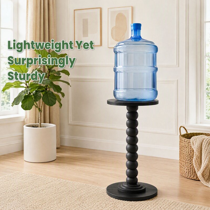 Elegant Round Accent Side Table - Versatile Plant Stand