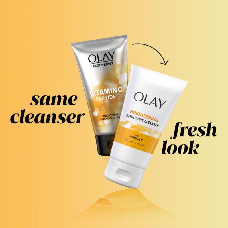Brightening Vitamin C Face Cleanser - Exfoliating & Hydrating