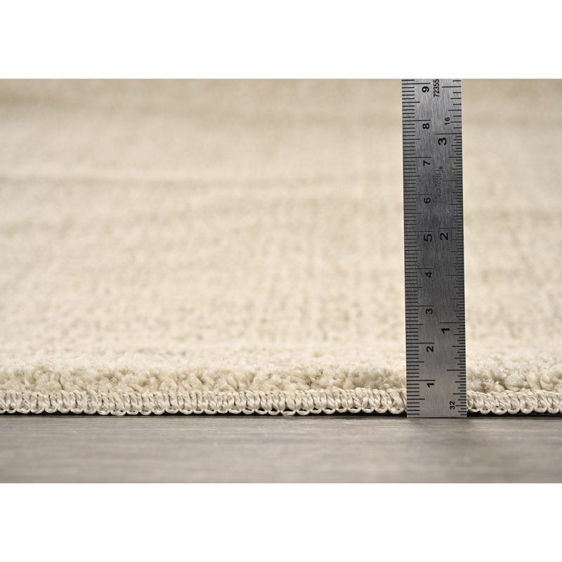 Bath Rug Set - 5 Piece Garland Gramercy Washable Bathroom Rug Collection - Champagne