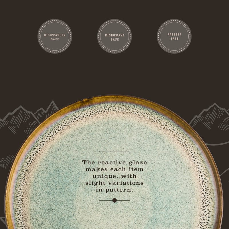 Yellowstone Kayce Ceramic Dinner Plates - 2 Pack