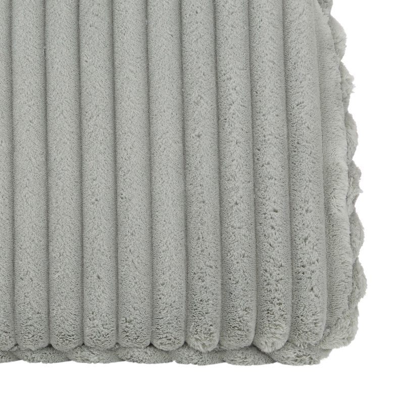 Non-Slip Plush Chair Cushion Set of 2 - Gray, 16" x 15" x 2"