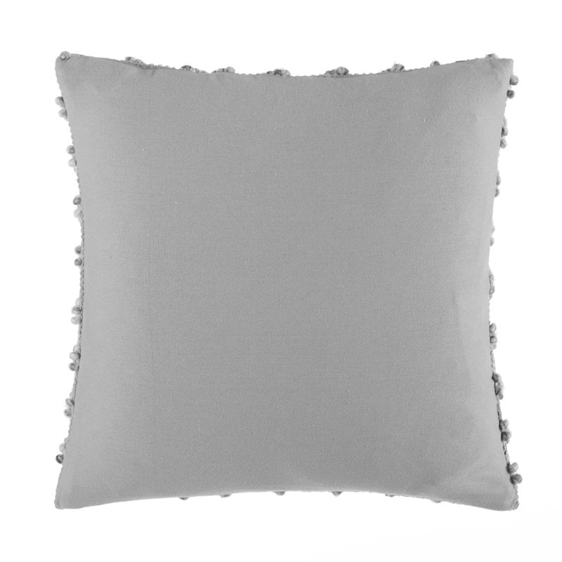 Gray Geometric Square Decorative Pillow Set - 20x20 Inches, 2 Pack
