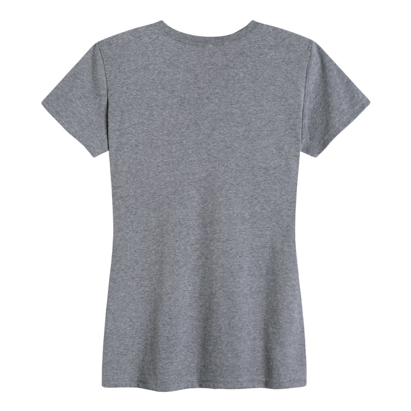 Peanuts Trick Or Treat Silhouettes Women's Heather Grey Short Sleeve T-Shirt M