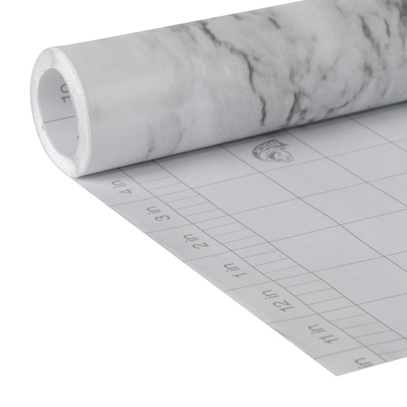 Gray Marble Adhesive Shelf Liner, 20 in x 15 ft - 3 Rolls
