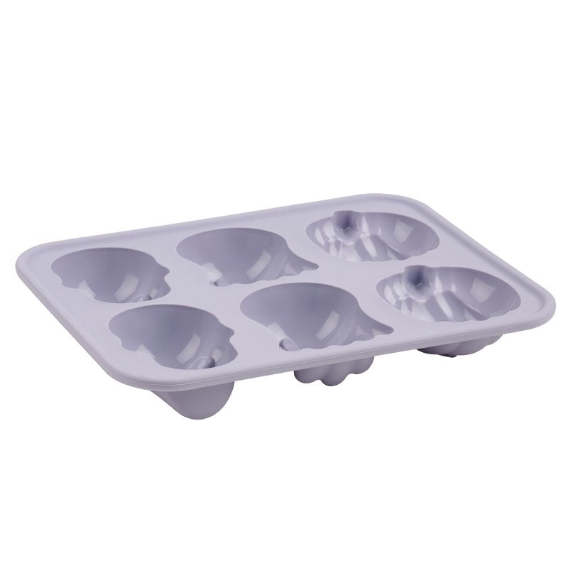 Silicone Cakelet Pan with Jack-O'-Lantern Ghost Skull Designs - Halloween Baking Mold