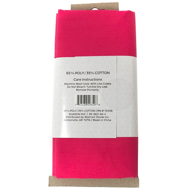 Magenta Quilting Poly Cotton Fabric - 45" 2 Yards for Craft Projects