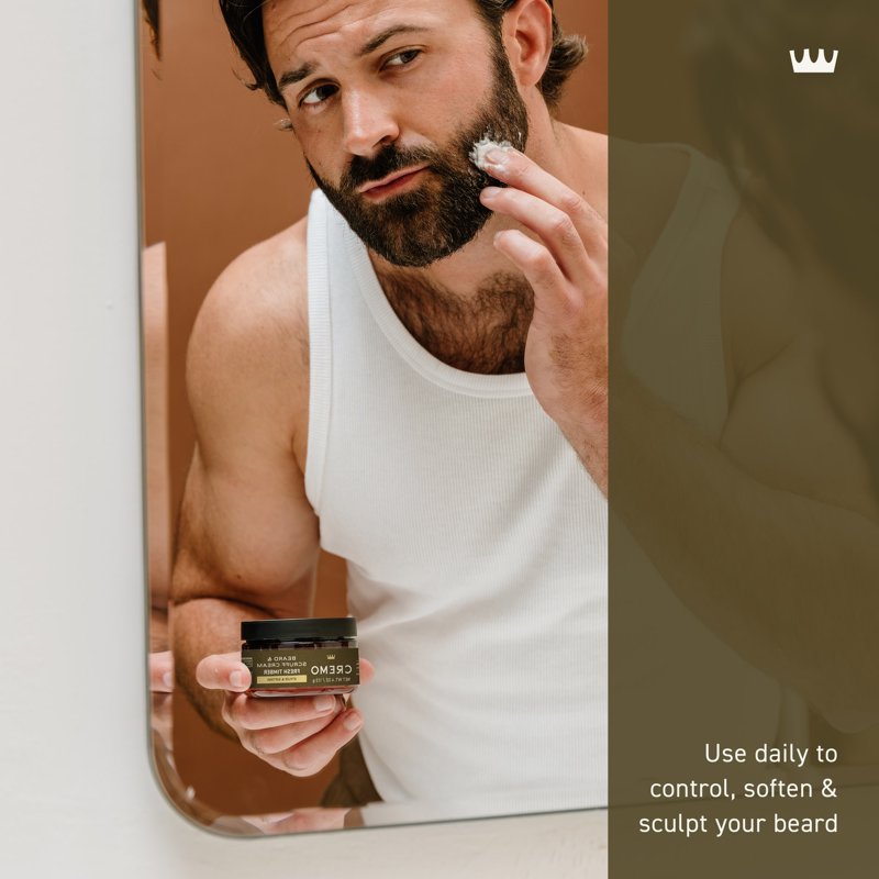 Beard & Scruff Cream - Fresh Timber Scent, 4 oz