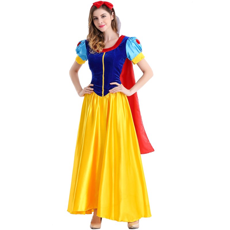 Snow Princess Dress for Women Halloween Fairy Tale Costume Size S-4XL - Variation A S