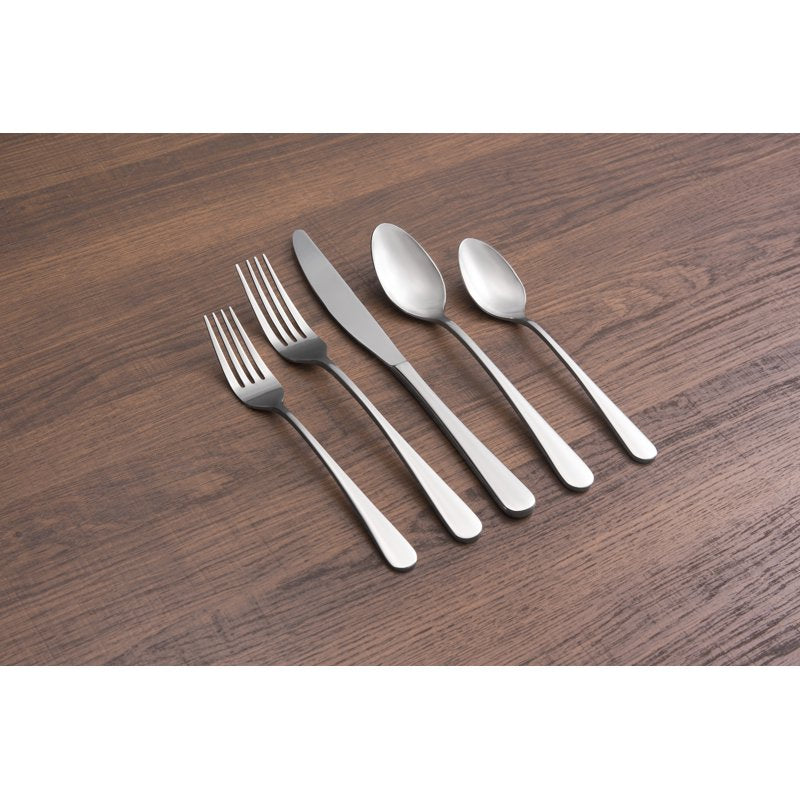 Stainless Steel Dinner Knife Set - 4 Pack in Silver Color
