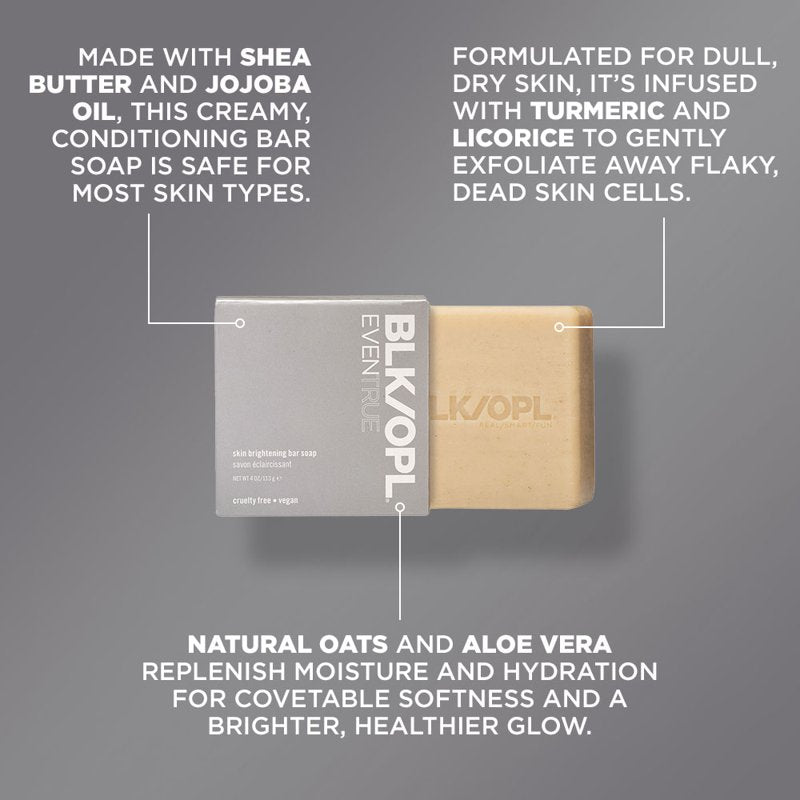 Skin Brightening Exfoliating Bar with Turmeric & Licorice - 4.22 oz