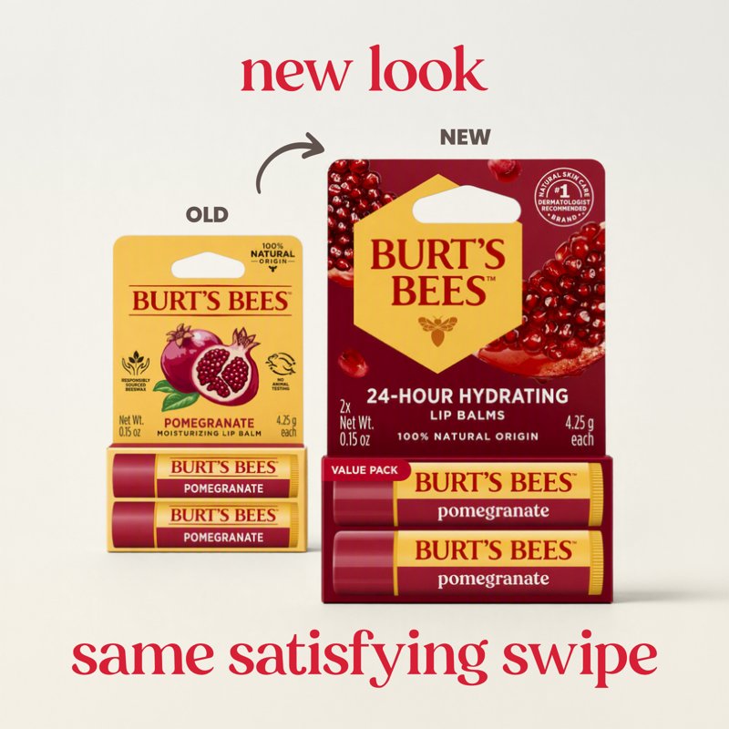 Natural Moisturizing Lip Balm - 2 Pack