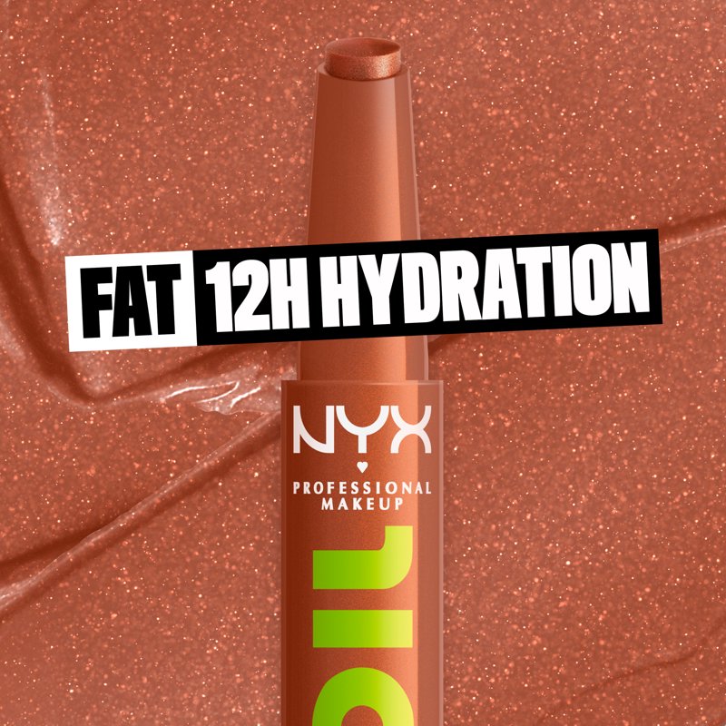 Hydrating Tinted Lip Oil Balm - Vegan Formula with Avocado & Raspberry Oils