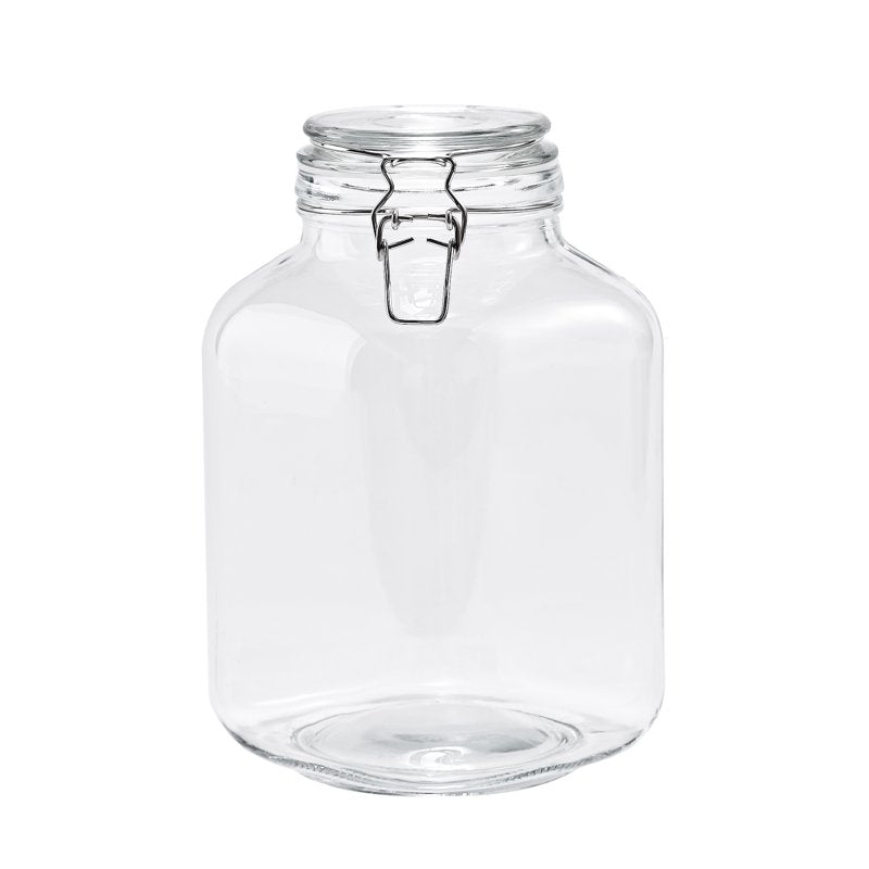 Airtight Glass Storage Jars - 106 oz - 2 Pack Canisters