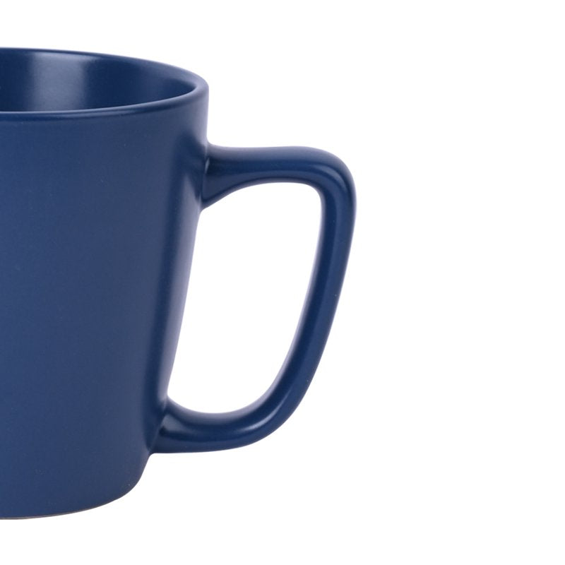 Matte Blue Stoneware Mug - 14oz Coffee & Tea Cup