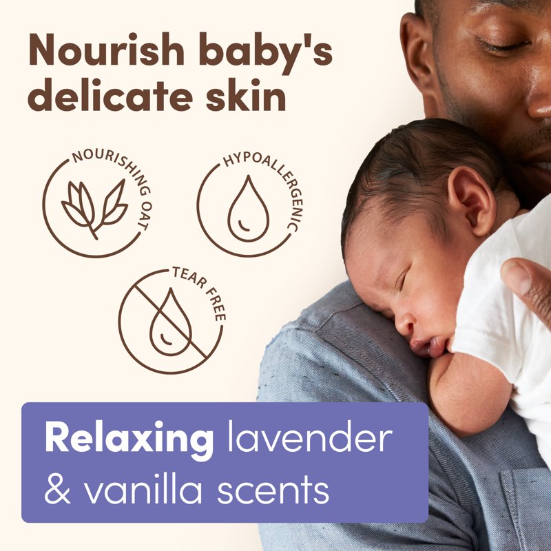 Calming Comfort Baby Bath & Body Wash - Lavender & Vanilla - 8 fl oz