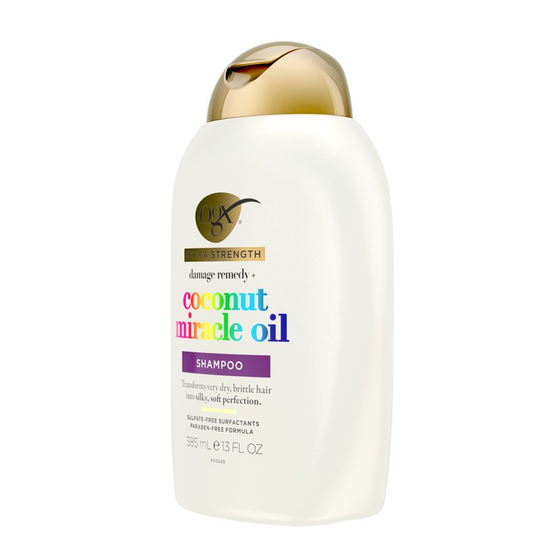 Coconut Oil Shampoo for Damaged Hair - Hydrating Repair & Frizz Control