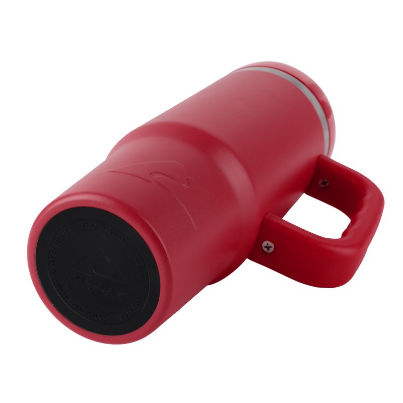 30 oz Insulated Tumbler with Handle - Dark Red