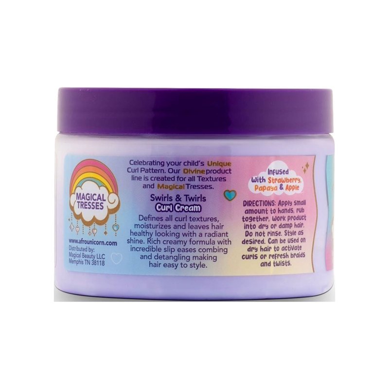 Magical Tresses Curl Cream for Kids - Defining & Softening Hair Cream 12oz